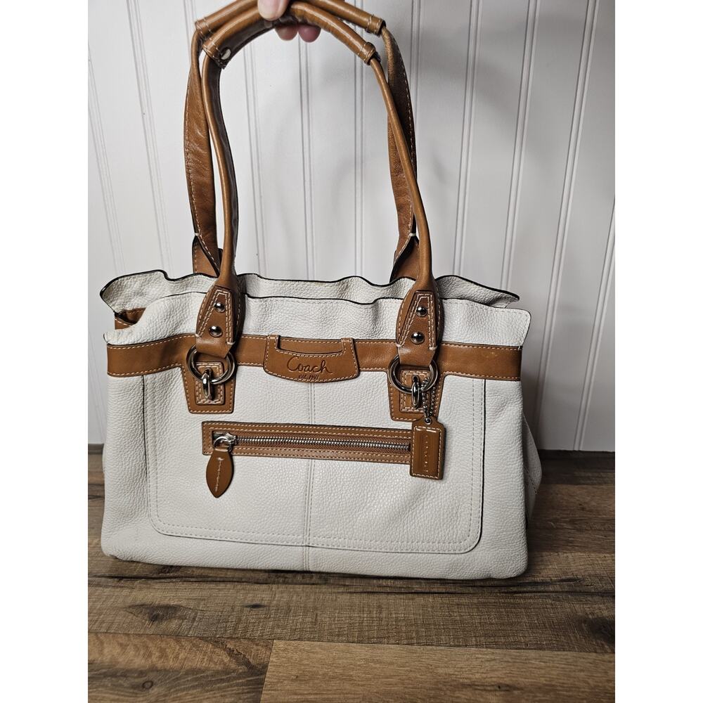 Coach Penelope Pebbled Leather Shoulder Purse Hobo Bag F14686 Y2K